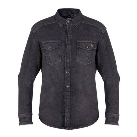 KOSZULA BROGER ALASKA JEANS WASHED BLACK