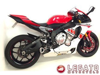 Tłumik końcowy + decat Austin Racing YAMAHA R1 2015-2017  GP3-GP1R