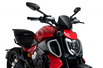Osłona zegarów PUIG do Ducati Diavel V4 23-24 Czarny mat (J) 21712J