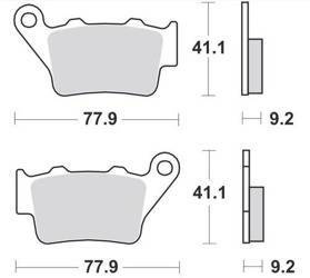 KLOCKI HAMULCOWE SBS 175 HF