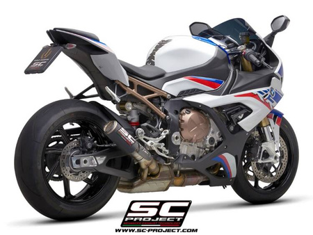 SC-Project tłumik końcowy CR-T carbon z siatką BMW S 1000R (2020-2022)