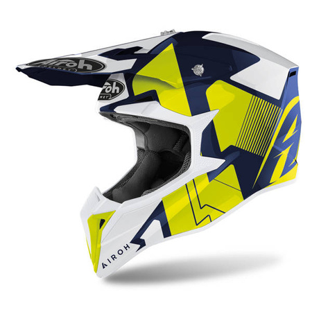 Kask Airoh Wraap Raze Blue Gloss