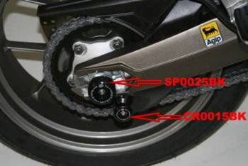 ROLKI WAHACZA  APRILIA MANA 2008- BLACK R&G