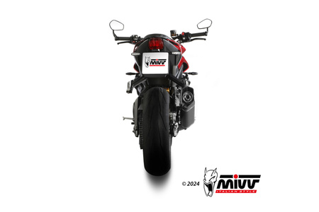 Mivv Układ wydechowy SR-1 Titanium Nero Triumph Street Triple 765RS 2023-2024