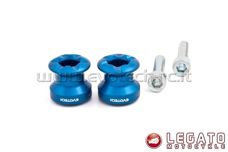 Rolki wahacza pod podnośnik marki EVOTECH RC niebieskie M6