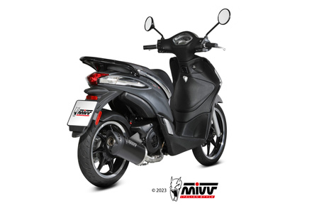 Mivv Układ wydechowy MOVER BLACK PAINTED stal nierdzewna PIAGGIO LIBERTY 125 2019-2024
