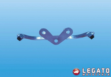 Stelaż przedni sportowy Motoholders Kawasaki ZX 6 R/03-04 srebrny