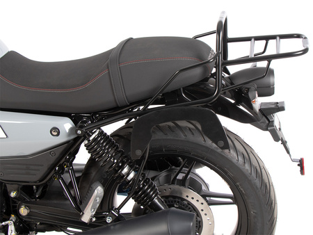 Tube rear rack black for Moto Guzzi V7 Stone (2025-)