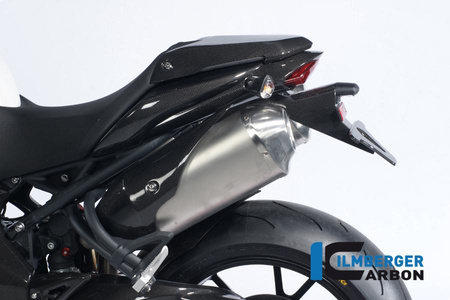 Ochrona wydechu lewa carbon do motocykla Triumph Speed Triple 2011-obecnie Einzelstcke Triumph ILMBERGER AHL.005.TRSPT.K