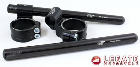 Kierownice Clip ons Ø50mm ARP RACING PARTS wysunięcie 25 mm  Honda, Kawasaki, Suzuki, Yamaha, Triumph