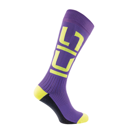 Socks  OFF SPRINT Violet Yellow