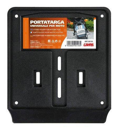 90143 Uniwersalny uchwyt pod tablicę rejestracyjną na motocykl 