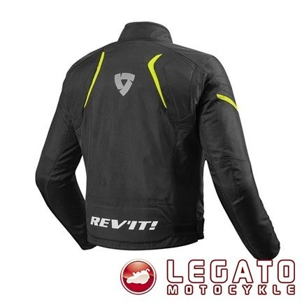 REV'IT! Kurtka tekstylna Jupiter 2 kolor Czarny/Zielony