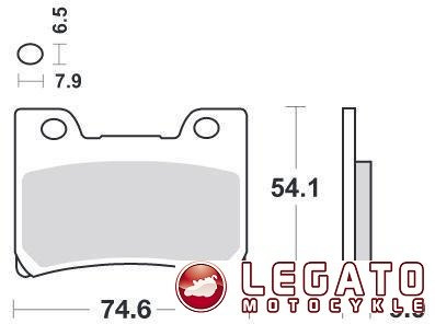 KLOCKI HAMULCOWE SBS 665 HF