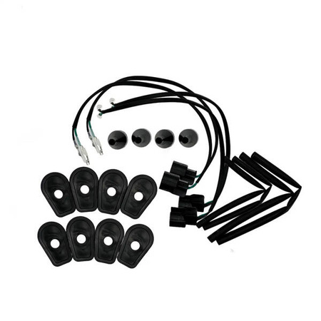 ADAPTER DO KIERUNKOWSKAZÓW RG RACING KAWASAKI Z900 20-/Z H2 20- 4 SZT BLACK