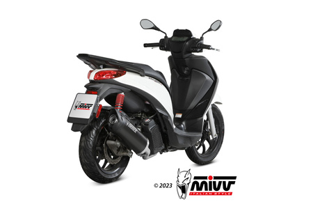 Mivv Układ wydechowy MOVER BLACK PAINTED stal nierdzewna PIAGGIO MEDLEY 125 S 2021-2024