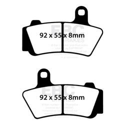 EBC Klocki hamulcowe FA749HH wzmacniane (kpl. na 1 tarcze)