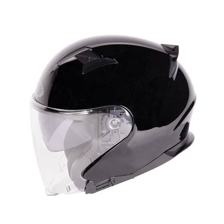 KASK OZONE OPEN FACE SQUARE GLOSS BLACK