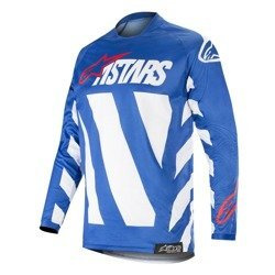 Bluza Alpinestars Racer BRAAP Cross Enduro kolor Biało/Czerwono/Niebieski 2019