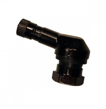 JMP ZAWÓR ALUMINIOWY 90 STOPNI 11,3mm CZARNY DO OPON BEZDĘTKOWYCH