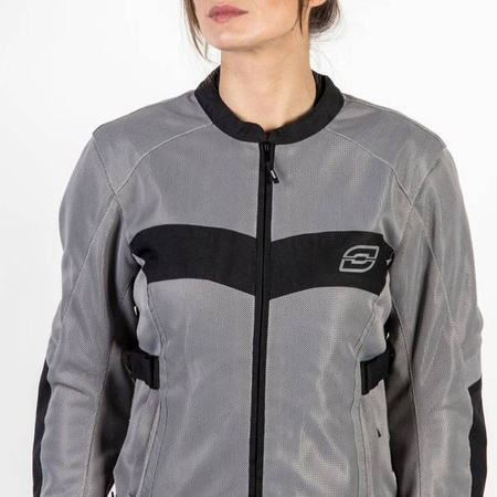 KURTKA TEKSTYLNA OZONE DART LADY SILVER/BLACK
