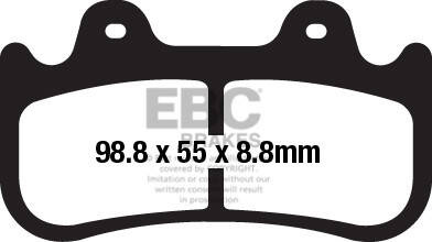 EBC Klocki hamulcowe FA649HH wzmacniane (kpl. na 1 tarcze)