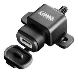 38878 Usb Fix Omega, ładowarka USB 12 / 24V z mocowaniem na śruby i złącza