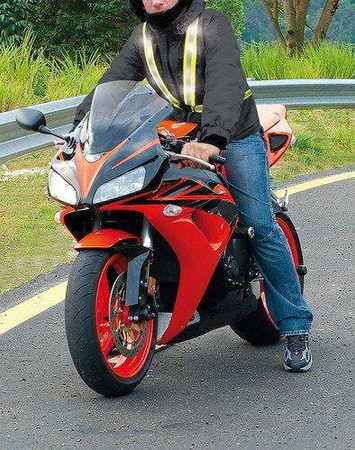 91410 X-Belt odblaskowe pasy bezpieczeństwa, kolor fluo 