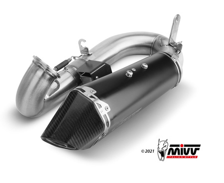 Mivv Tłumik końcowy DELTA RACE BLACK STAINLESS STEEL DUCATI PANIGALE V2 2020-2024