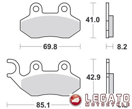 KLOCKI HAMULCOWE SBS 140 HF