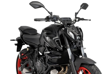 Boczne spoilery dociskowe do Yamaha MT-07 21-22 Czarny (N) 20621N