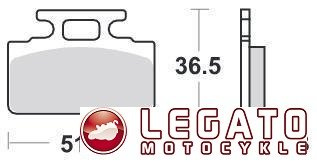 KLOCKI HAMULCOWE SBS 618 HF