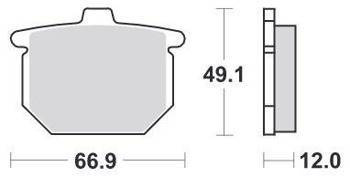 KLOCKI HAMULCOWE SBS 508 HF
