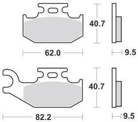 KLOCKI HAMULCOWE SBS 767 RSI