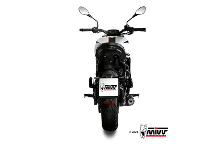 Mivv Tłumik końcowy OVAL BLACK STAINLESS STEEL WITH CARBON CAP MOTO MORINI SEIEMMEZZO STR 2022-2024