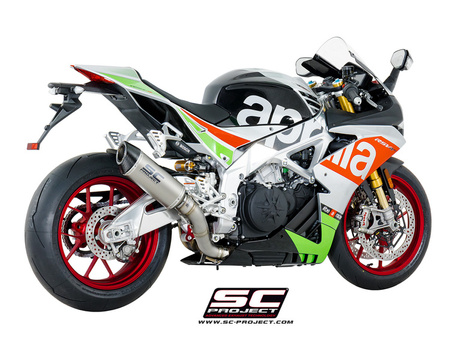 SC-Project tłumik końcowy Oval Titanium Aprilia RSV4 2017