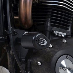 CRASHPADY AERO RG RACING TRIUMPH SCRAMBLER 1200 XC/XE 19- BLACK