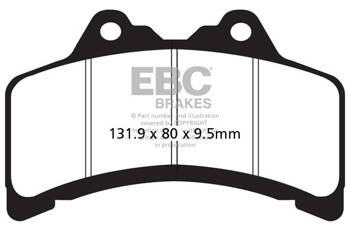 EBC Klocki hamulcowe FA191 (kpl. na 1 tarcze)