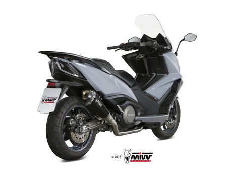 Mivv Układ wydechowy DELTA RACE BLACK stal nierdzewna KYMCO AK 550 2017-2020