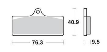 KLOCKI HAMULCOWE SBS 785 RS