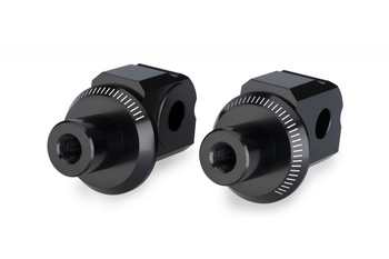 Mocowanie sportowych podnóżków PUIG 22640 (tył) Czarny (N) 22640N