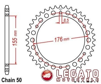 ZĘBATKA NAPĘDOWA JT TYŁ (530)