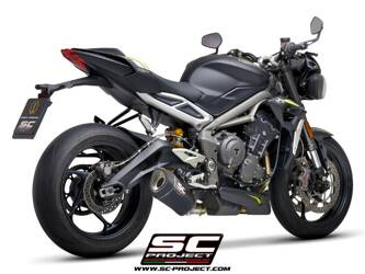 SC-Project tłumik końcowy SC1-R carbon Triumph STREET TRIPLE 765 S - R - RS (2020 – 2022)