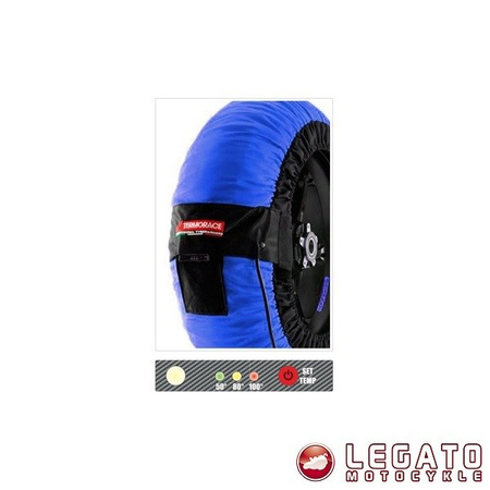 Koce grzewcze Termorace Evo niebieskie