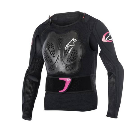 KOSZULKA Z OCHRANIACZAMI ALPINESTARS LADY STELLA BIONIC BLACK/PURPLE