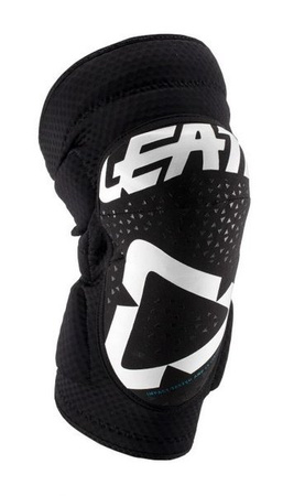 LEATT (2020) NAKOLANNIKI OCHRANIACZE KOLAN 3DF 5.0 ZIP KNEE GUARD BLACK KOLOR CZARNY/BIAŁY