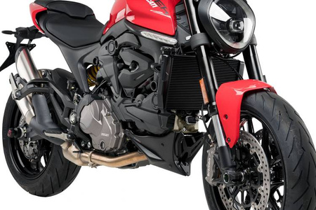 Spoiler silnika PUIG do Ducati Monster 937 2021-2025 Czarny mat (J) 20714J
