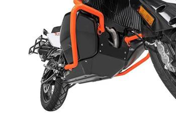 Osłona silniak RALLYE Evo, Aluminium, czarna do KTM 790 Adventure/ 790 Adventure R