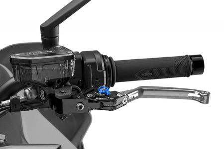 Regulowana dźwignia sprzęgła PUIG 4.0 EVO (z zawiasem, wymaga adaptera) Srebrny (P) 4210PP