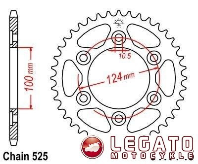 ZĘBATKA NAPĘDOWA JT TYŁ (525)